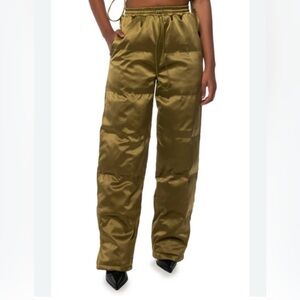 Akira Olive Winter Puffer Pant